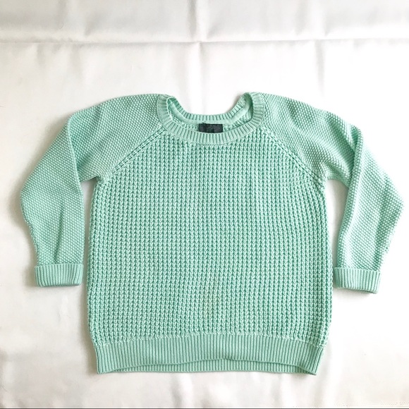 Topshop Sweaters - Topshop mint sweater, re-poshing, too big for me